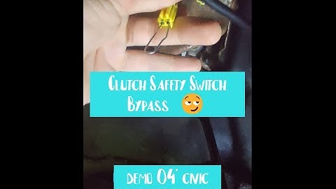 manual car not starting?!? check your clutch safety switch! 03 civic
