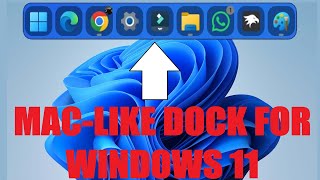 Make your Windows 11 Taskbar look like Mac-Like Dock in just a few minutes! | No RAM usage