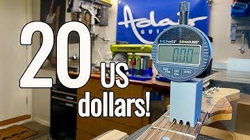 I Made a Digital Nut Slotting Gauge for an Electric Guitar!