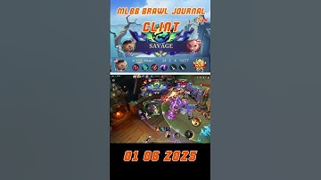 Clint 01/06/2025 [MLBB BRAWL JOURNAL] #mobilelegends #brawl #clint #savage #legendary