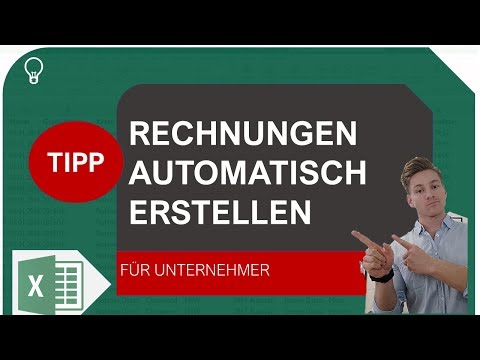 Rechnungen automatisch in Excel erstellen für Selbstständige I Excelpedia