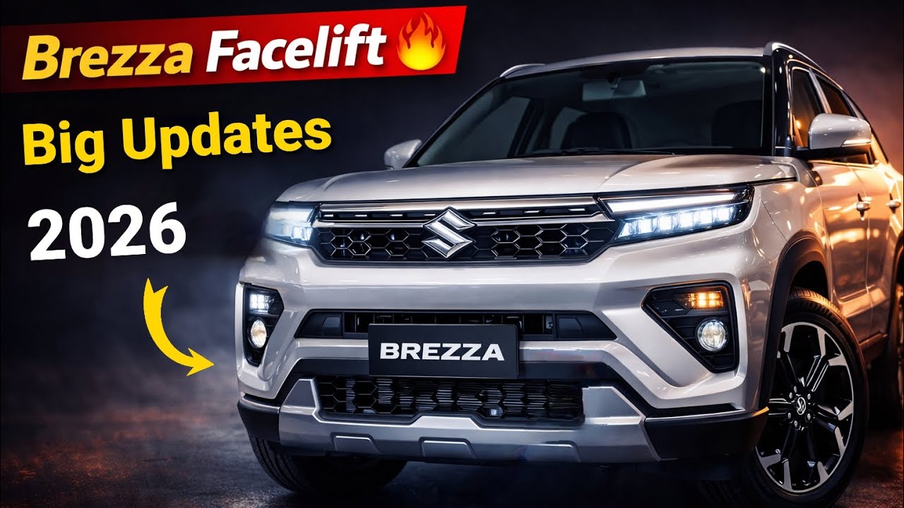 Maruti Brezza Facelift 2026 🔥 Big Updates | Pehle Kabhi Nahi Dekha!