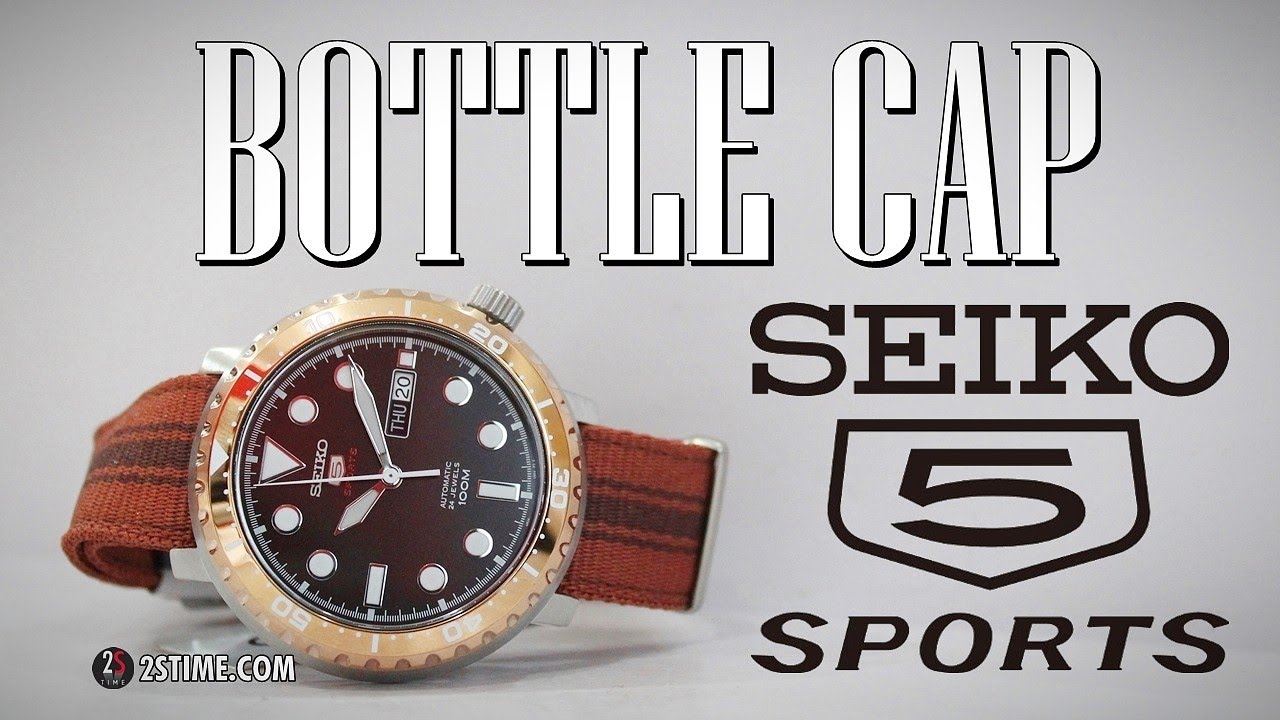 SEIKO 5 Sports BOTTLE CAP SRPC68K1 | Affordable Daily Watch - YouTube