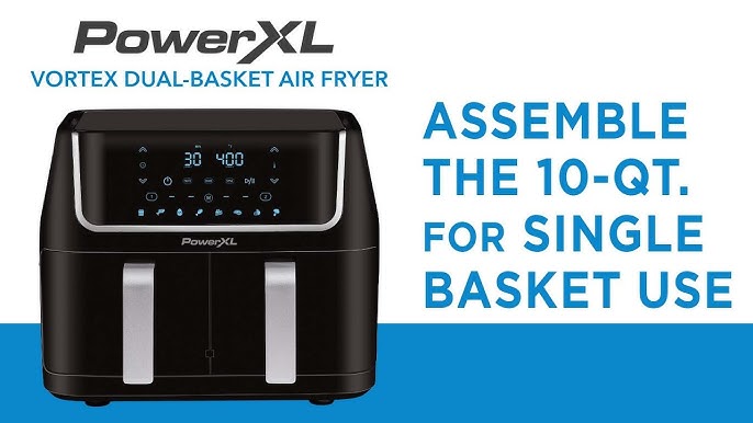 PowerXL™ Vortex Dual Basket Air Fryer (10QT) - Support PowerXL