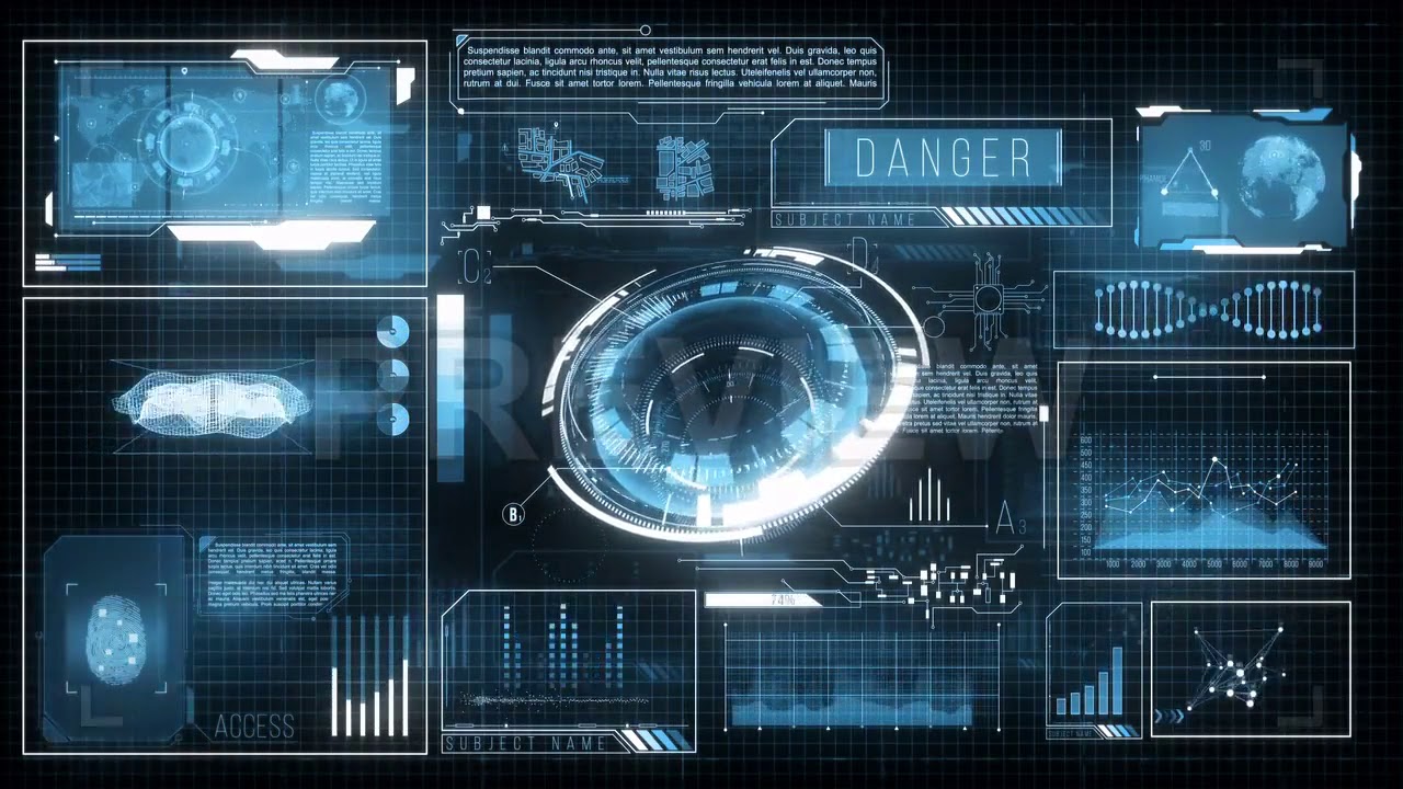 🤖 Futuristic Sci-Fi UI