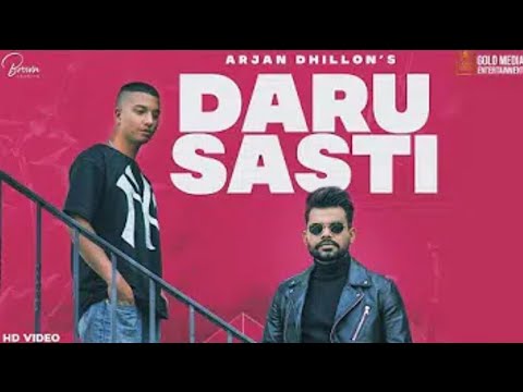 Daru Sasti  Arjan Dhillon  New Punjabi Song 2020  CS Music Records