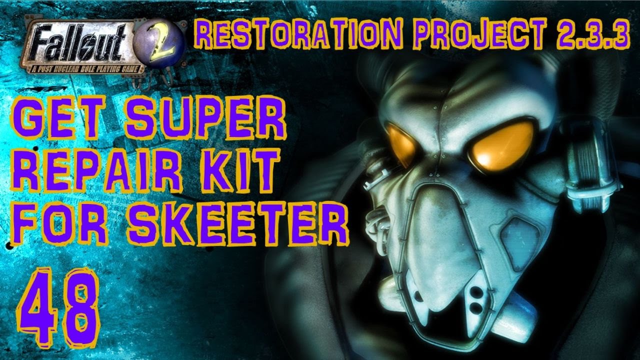 Fallout 2 - Get Super Repair Kit for Skeeter (Gecko) Part #48