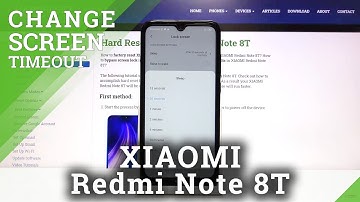 How to Change Screen Timeout in XIAOMI Redmi Note 8T – Customize Display Settings