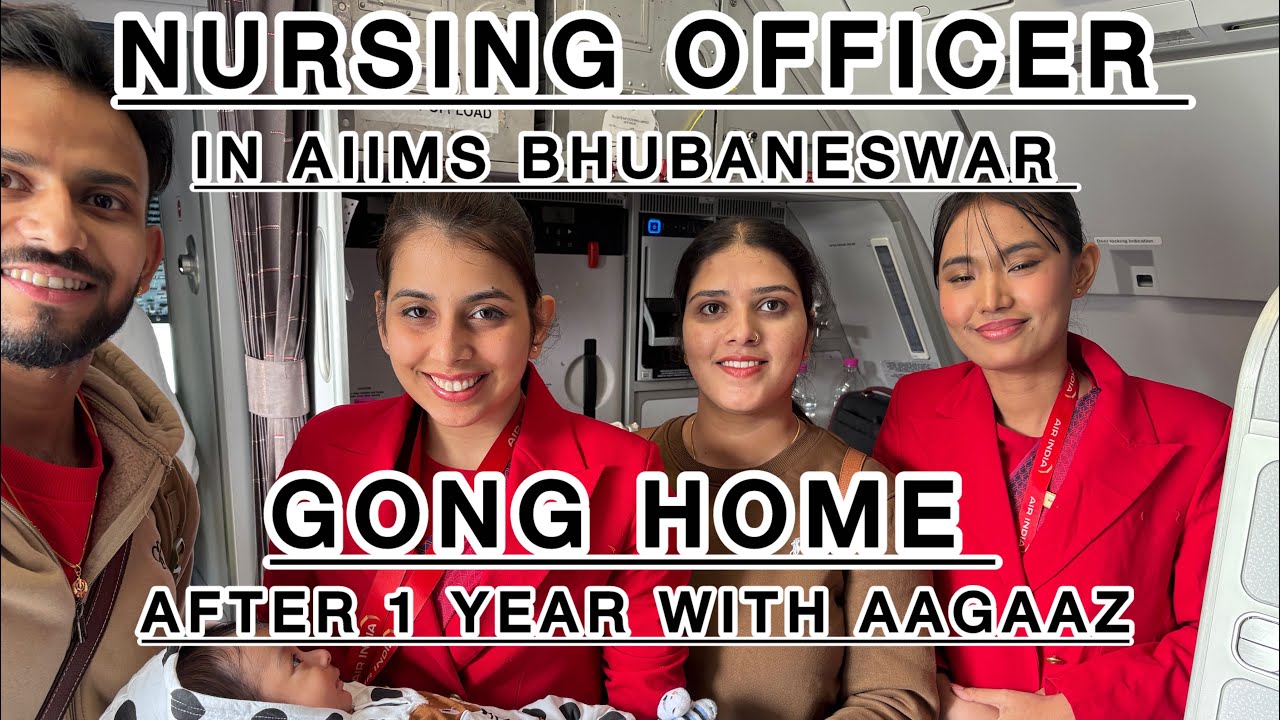 NURSING OFFICER||GOING HOME AFTER LONG TIME||VLOG16 FLIGHT JOURNEY FROM BHUBANESWAR TO DELHI||