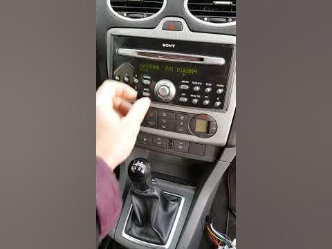 Ford Focus .how to enter Radio Code - YouTube