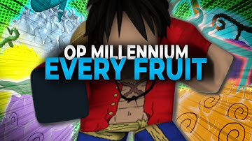 Showcasing every Devil Fruit in One Piece Millennium | ROBLOX