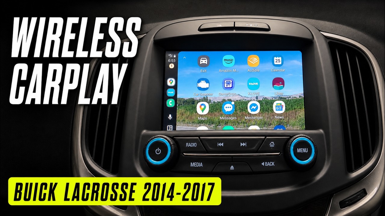 Buick La Crosse 2014-2017 — Wireless Apple CarPlay & Android Auto Module demo