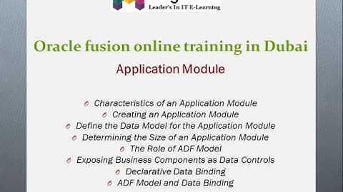 oracle fusion adf online training