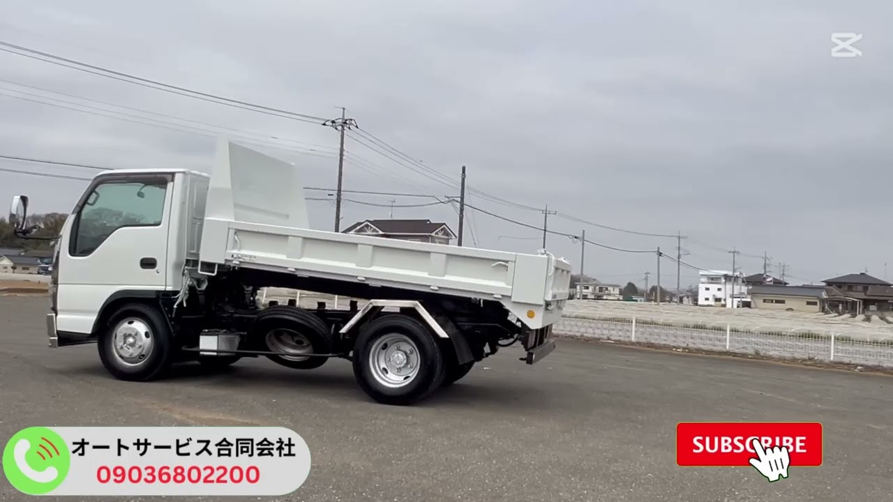 いすゞエルフセーフティーローダダンプスライドダンプ 3トン