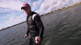Morning EFoil in Barnegat Light #fliteboard