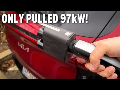 E-GMP Charging Speeds Are Not So Magical At The Tesla Magic Dock!