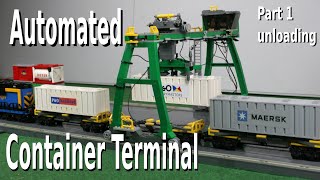 Lego automated container terminal part 1: Unloading containers