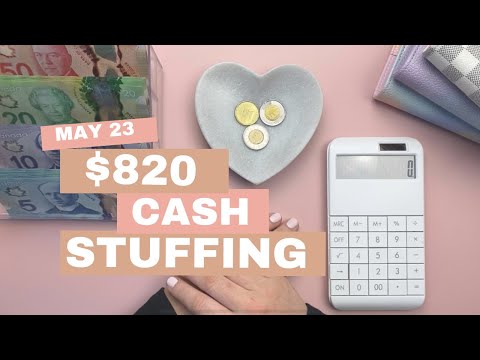 Cash Stuffing 0 | Sinking Funds & Savings Challenges | Final May Paycheque | Cash Envelope System