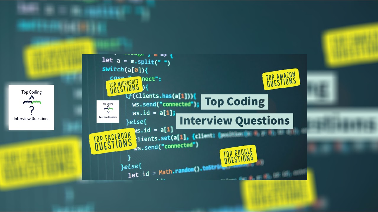 Top Coding Interview Questions Live Stream - YouTube