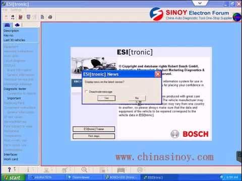 Bosch software installation - YouTube