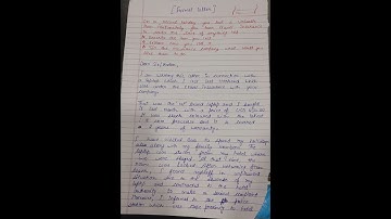 Writing  Task 1 ( formal letter )for General Training students in a detailed way