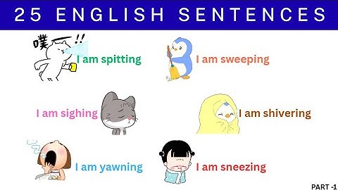 25 Must-Know Action Verbs in English (With Daily Sentences) | Action Verbs for Beginners - PART 1