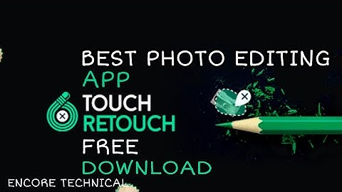 #photoeditingapp Professional Photo Eating App "TOUCH RETOUCH" Free Download