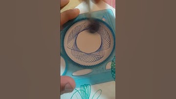 How many rotations did pen make in total? 🤔 #spirograph #youtubeshorts