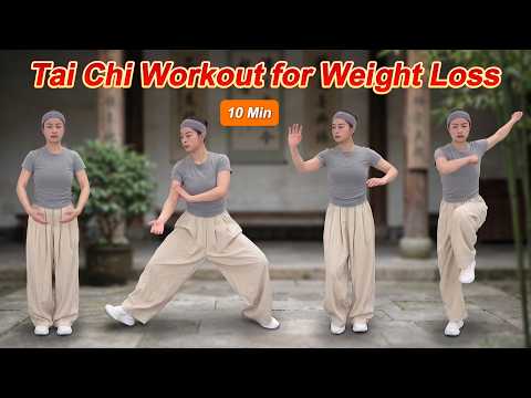 10 Minute Low Impact Tai Chi Workout for Weight Loss, Reduce Stiffness & Improve Mobility