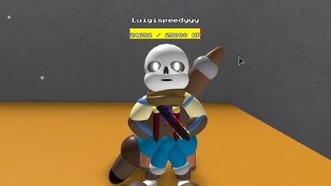 Showcasing Underverse Ink (The strongest Reset 4 character)