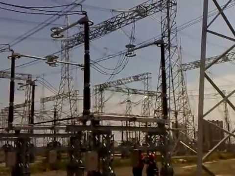 Включение разъединителя 500кВ пофазно с ручного привода (Enabling each phase 500kV disconnectors )