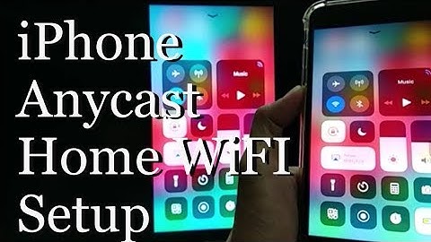 Anycast M9 Plus iPhone Home WiFI Setup AirPlay Screen Mirroring To TV Screen Pt. 2-(NO Apple TV)