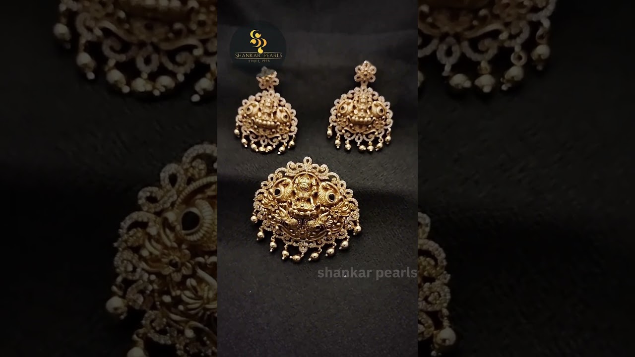 Trending Pendant set of shankar pearls 