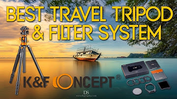 K&F Concept travel tripod & Square Filter Holder System Pro Kit  @kfconcept