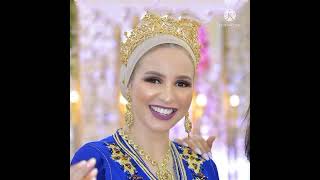 Moroccan hijjabi bride ♥️🇲🇦 إطلالة العروس بالحجاب 🤍✨