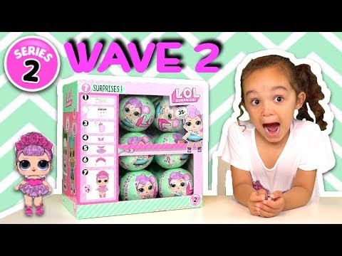 BRAND NEW SERIES 2 WAVE 2 LOL SURPRISE DOLLS OPENING WITH A LOL SURPRISE GIVEAWAY