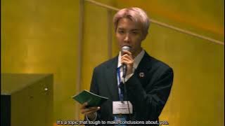 [Eng Sub] BTS J-Hope Speech at The United Nations 210920 #bts #btsatunga