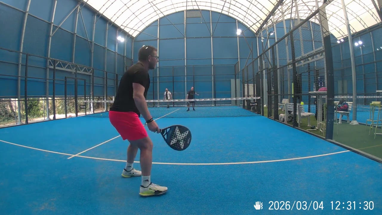 Padel, Match entraînement (Cédric&JM / Florent&Vincent) 6/2-6/4-6/ 3, Lambermont 4/03/2026, 8 de 8