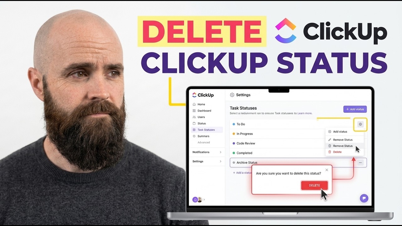 How To Delete ClickUp Status (Quick Guide) - YouTube