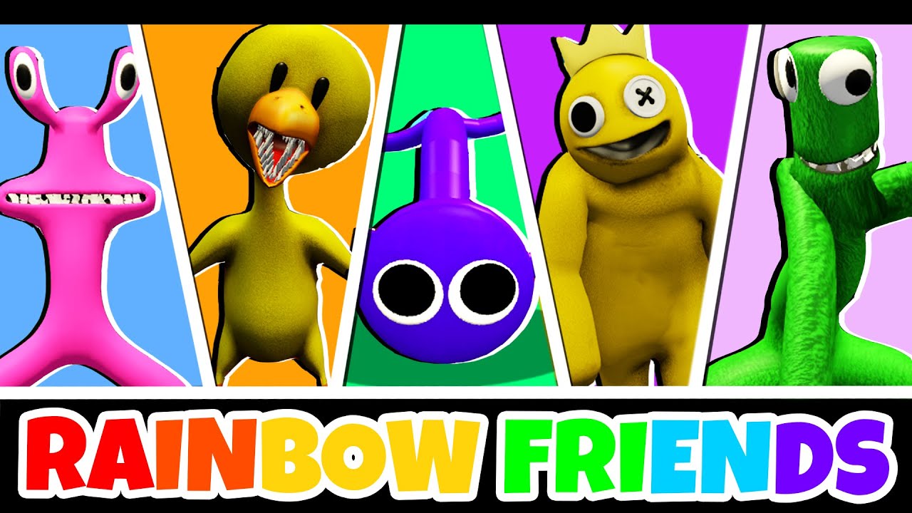 ALL Morphs + NEW Yellow, Cyan Concepts in Rainbow Friends Chapter 2 Concept  Roblox vs 