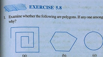 Class 6th maths l Exercise 5.8 l Chapter 5 l Understanding   Elementary shape NCERT l Solution