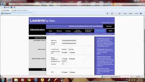 How to re-configure a Linksys Router