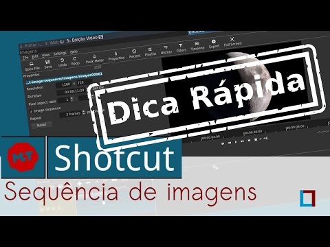 Animando uma sequência de imagens no Shotcut