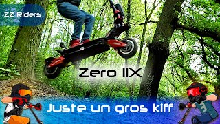 Une grosse trottinette électrique Zero 11X, un terrain de cross et du kiff !