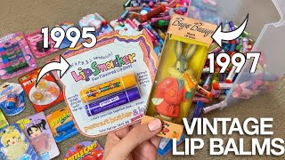 VINTAGE LIP BALM COLLECTION TOUR!