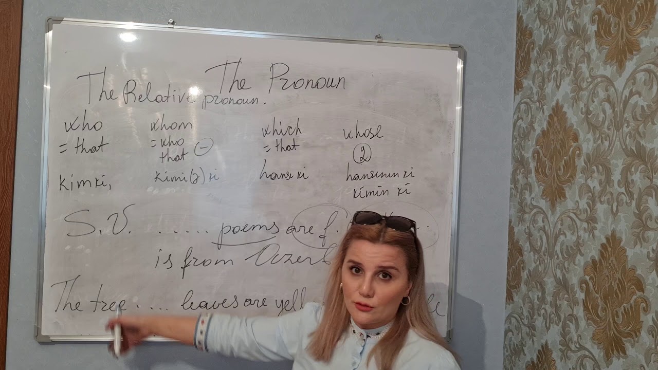 Gunel Tehmezova - Relative pronouns - Nisbi evezlikler