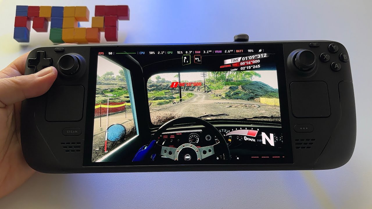 V-Rally 4 | Steam Deck OLED handheld gameplay | Steam OS