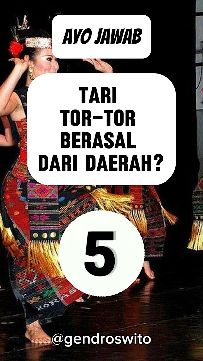 Tari Tor-Tor berasal dari daerah? #shorts