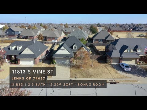 11813 S Vine St, Jenks, OK home video tour