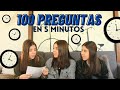 100 PREGUNTAS EN 5 MIN // Trillizas Carrillo